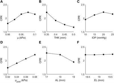 A simple computational model for scleral stiffness assessments via air-puff deformation OCT